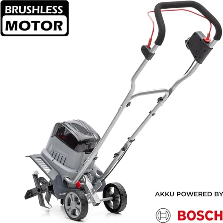IKRA IB-TC 36, 36V Akku Bodenhacke mit zwei Arbeitsbreiten 19-30 cm, bürstenloser Motor, kompatibel mit Bosch – Bild 2