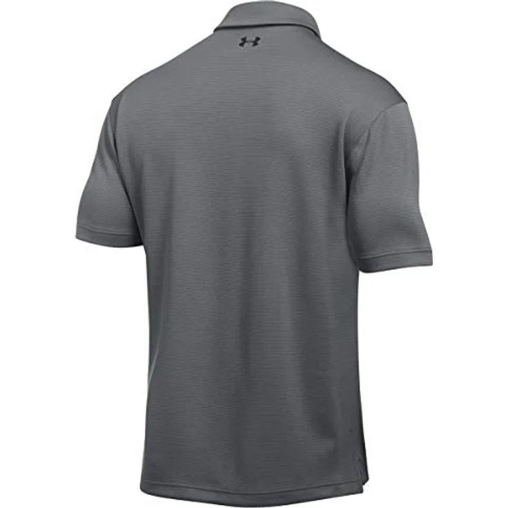 Under Armour Herren Tech Polo, atmungsaktives Poloshirt mit loser Passform, grau (Graphite (040)), 3XL – Bild 6