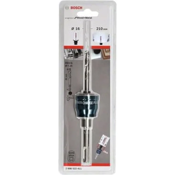 Bosch Professional Power Change Plus Adapter (Aufnahme SDS Plus, inkl. HSS-G Bohrer 7,15 x 85 mm, Zubehör Lochsäge) - Preisvergleich – Bild 3