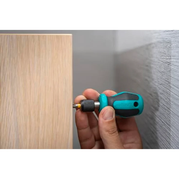 Wolfcraft 1239000 1 Handschraubendreher mit Bitaufnahme, 76 mm – Bild 5