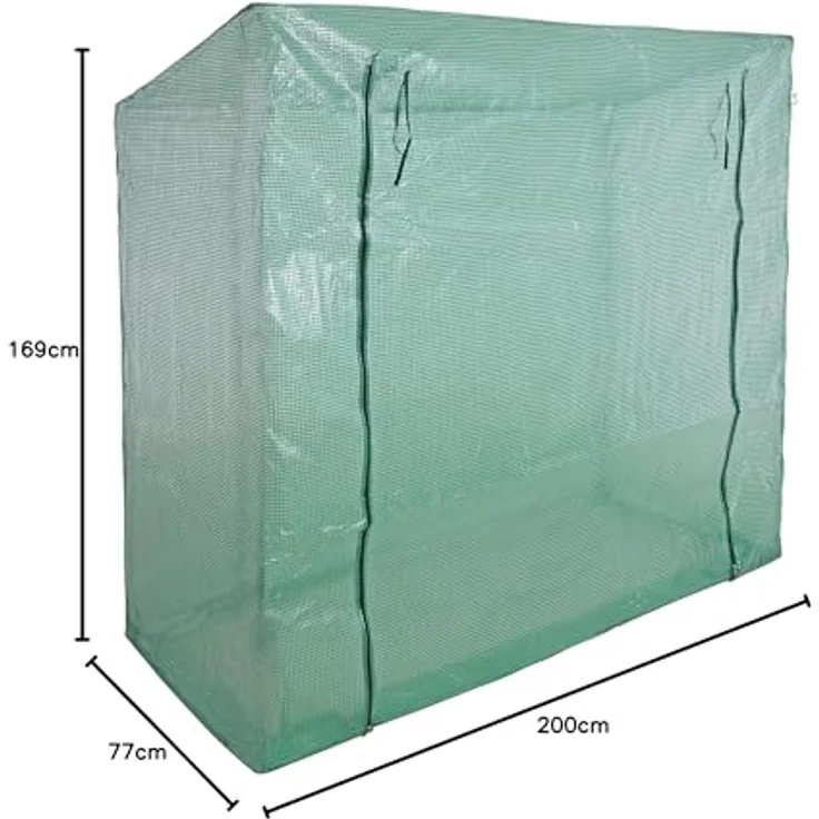 ESTEXO Folie für Foliengewächshaus Tomatengewächshaus 200x77x149-149 cm Gewächshaus – Bild 11