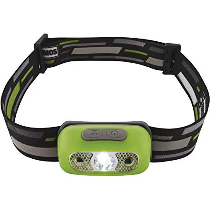 EMOS P3534 aufladbare CREE-LED Kopflampe mit Bewegungsmelder, Akku-Stirnlampe mit USB-Kabel, 230lm Kopfleuchte mit 80m Leuchtweite und 4 Lichtmodi, 13 St. Leuchtdauer