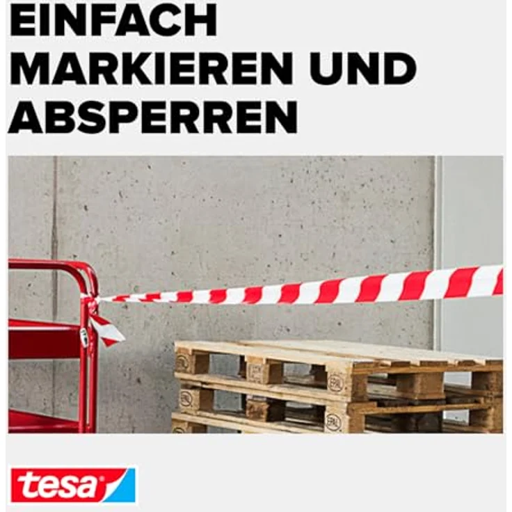 TESA Signal Absperrband 58137-00-00 (L x B) 100m x 80mm - Preisvergleich – Bild 6