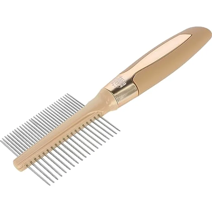 MagicBrush Fellkamm fein/grob Hund, 6,5x21cm, Golden