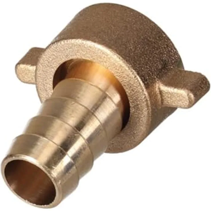 Generic Bewässerungssystem MESSING-SCHLAUCHVERSCHRAUBUNG, Innengewinde 3/4" für Schlauch 5/8", 1-tlg, 11 mm Breite, 8 mm Höhe