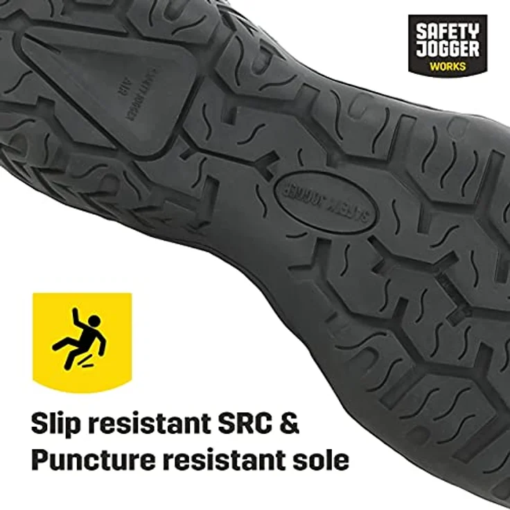 Safety Jogger CERES S3, robuster Arbeitsschuh mit Sicherheitsschutz, schwarz, Größe 40 – Bild 2