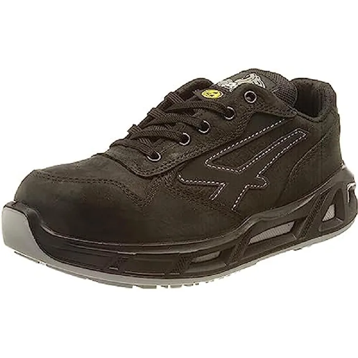 U-Power Carbon Carpet Esd S3 Ci Src Sicherheitsschuh, Sicherheitshalbschuh aus gemilltem Leder mit durchtrittsicherer Zwischensohle, rutschhemmende PU/PU Sohle