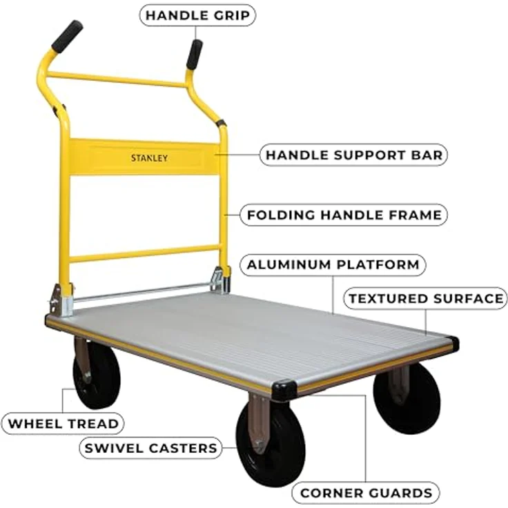 Stanley Plattformwagen PC512 300 kg – Bild 5