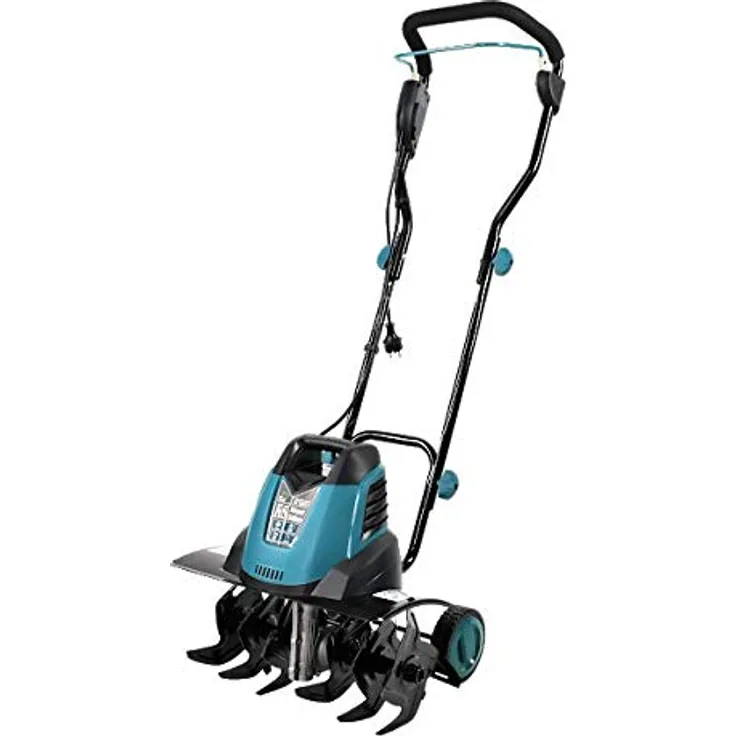 Könner & Söhnen KS 1500 T E Elektro-Bodenhacke, 23 cm Stahl Fräsen, 40 cm Arbeitsbreite, 23 cm Arbeitstiefe, 1500 W, 230 V, Gartenfräse für Hofgrundstücken, Blumen- und Gartenbeeten