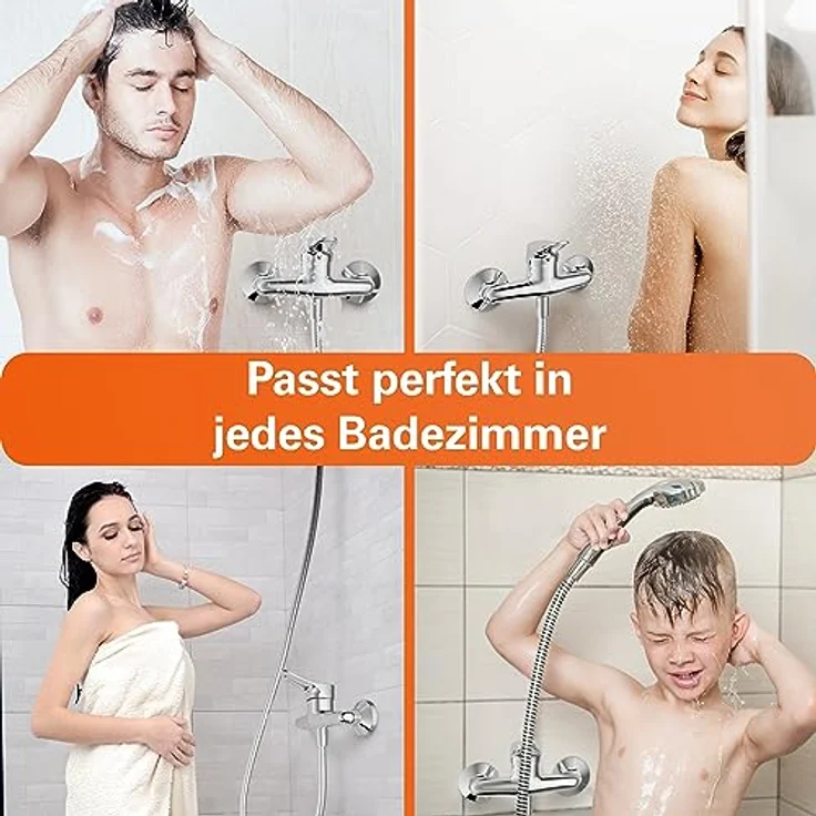 Eisl Badarmatur Joseph mit Chrom-Finish und Geräuscharmer 40-mm-Kartusche – Bild 3