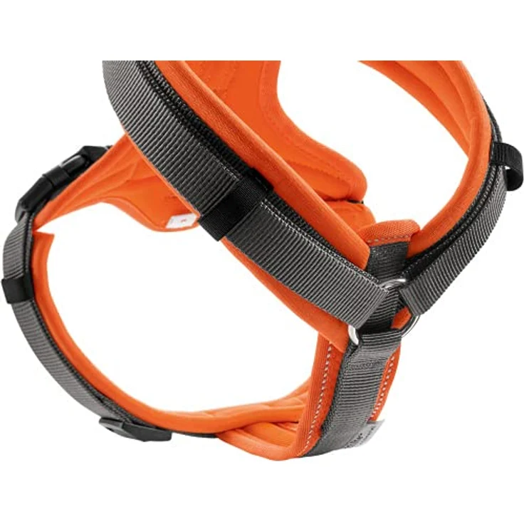 Hunter Hunde-Geschirr Maldon orange-grau XS – Bild 3