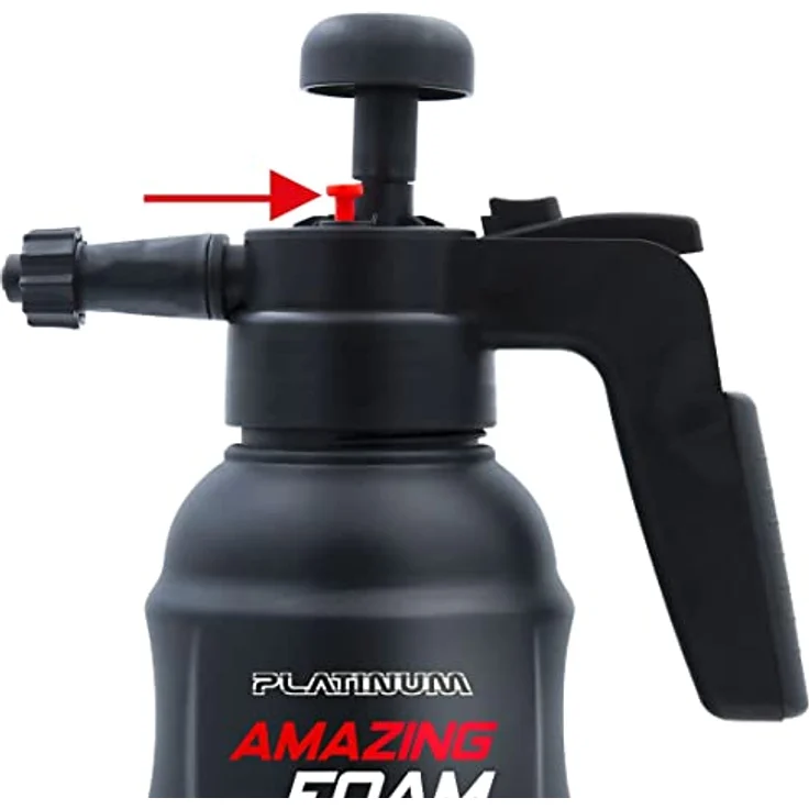 MediaShop Platinum Amazing Foam Auto-Reinigungsmittel (Set, 1000 ml, inkl. Sprühflasche und Handschuh, schwarz) – Bild 6