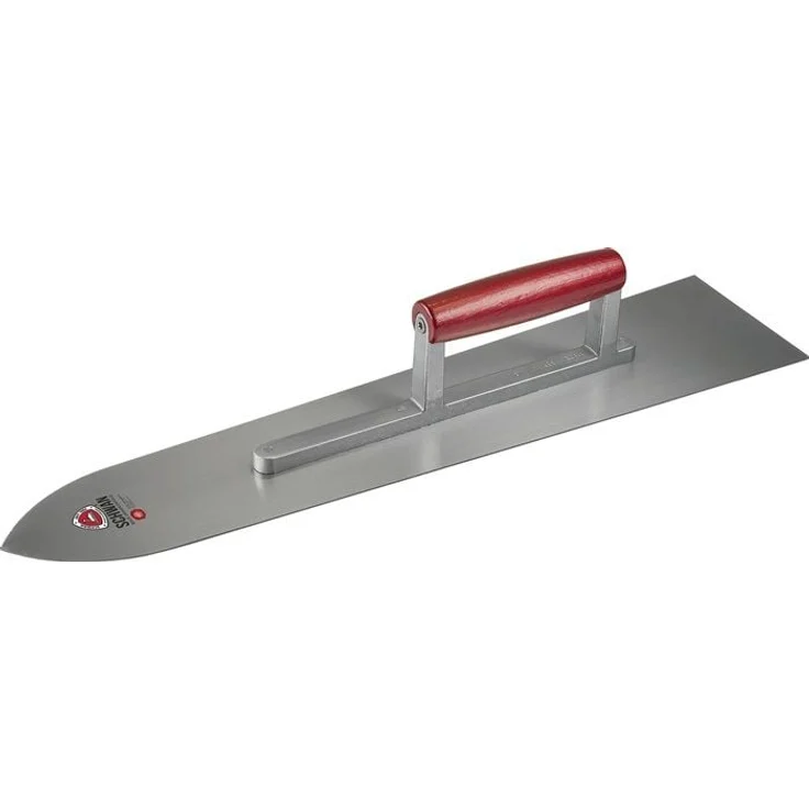 Schwan Bodenlegerkelle L.400mm B.115mm, gehärteter Stahl 1,2mm, Verpackungseinheit 10 Stück