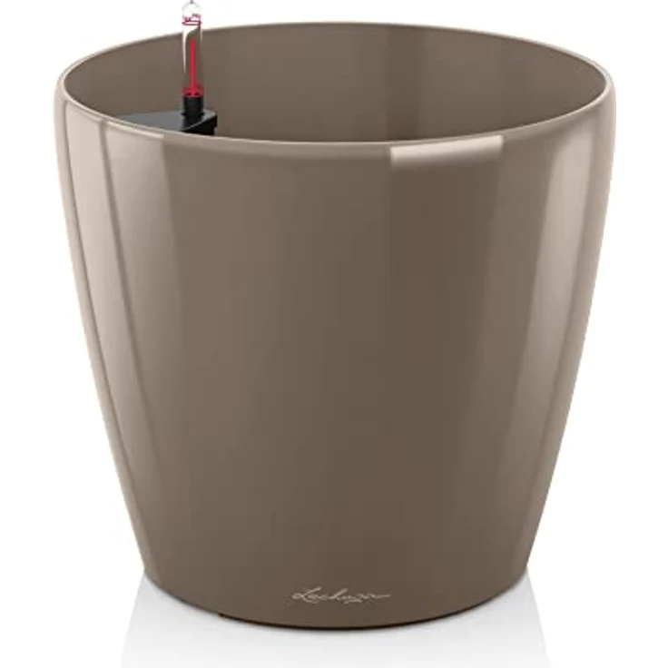 LECHUZA CLASSICO Premium 60 taupe hochglanz 14565 – Bild 1