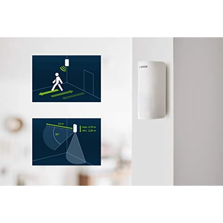 Bosch Smart Home Bewegungsmelder mit App-Funktion, kompatibel mit Apple Homekit - Amazon Edition, Passiv-Infrarot Technologie, Kleintiererkennung bis 25kg, nachhaltige Verpackung – Bild 4