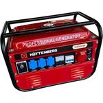 HÜTTENBERG Notstromaggregat 4-Takt H-8500W Benzin Generator Stromerzeuger, 4,7 kW Leistung, blau