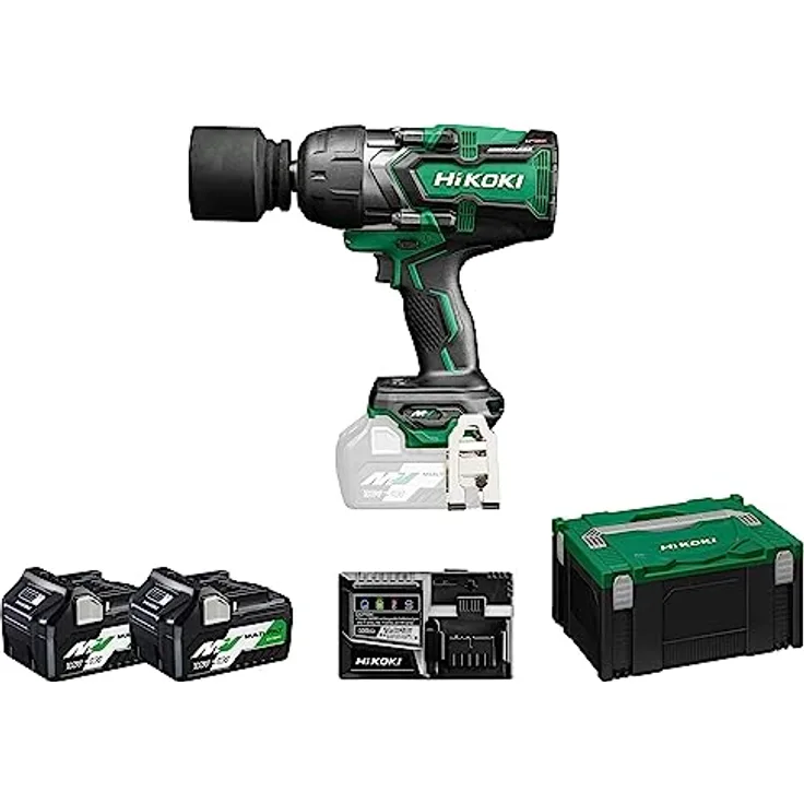 HIKOKI Akku Schlagschrauber WR36DFWRZ, 36V (2,5 Ah Li-ion Akku, max. 2400 Nm) in HSC Koffer