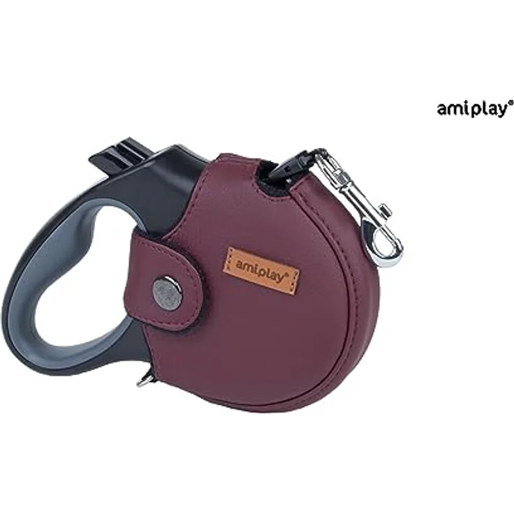 Amiplay Hunde Roll-Leine Infini Freedom mit Schutzhülle Lincoln - Flexi Leine 12m, 15m, Ideal für Große Hunde, Ausziehbar, Langlebige Hundeleine mit Innovativem Design - Preisvergleich – Bild 2