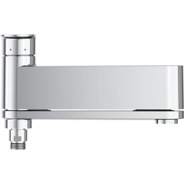 Ravak Badewannenarmatur – Schwenkbare Duscharmatur mit 35mm Keramikkartusche und Coolfeel-Technologie, Chrom – Bild 2