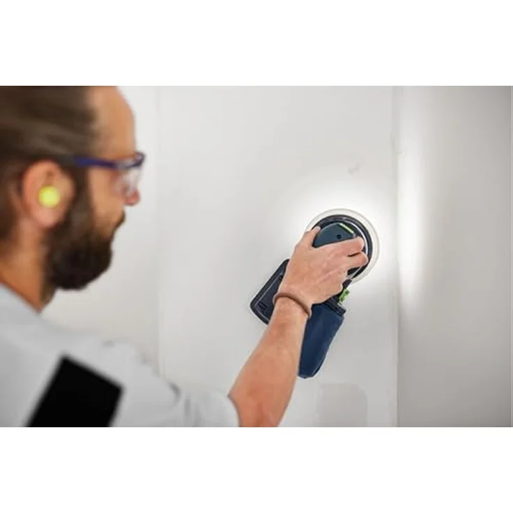 Festool Akku-Exzenterschleifer ETSC 2 150 4,0 I-Plus, mit 150mm MULTI-JET-Stream 2 Schleifteller, 2x 4,0 Ah Akkupack, im Systainer SYS3 M 187, integrierter Lichtring und ergonomisches Design – Bild 5