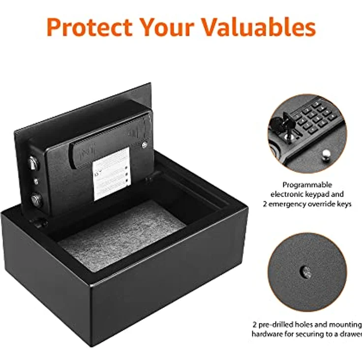 Amazon Basics - Safe für die Schreibtischschublade – Bild 2