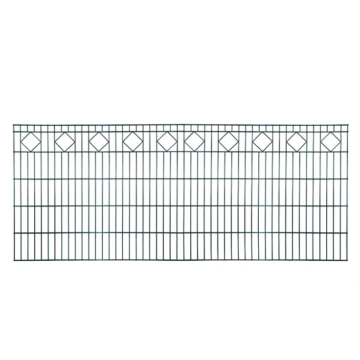 TETZNER & JENTZSCH CARO Zaun RAL 7016 anthrazit, 2510 x 800 mm mit 6/5/6 mm Stäben, hohe Stabilität und optimaler Korrosionsschutz