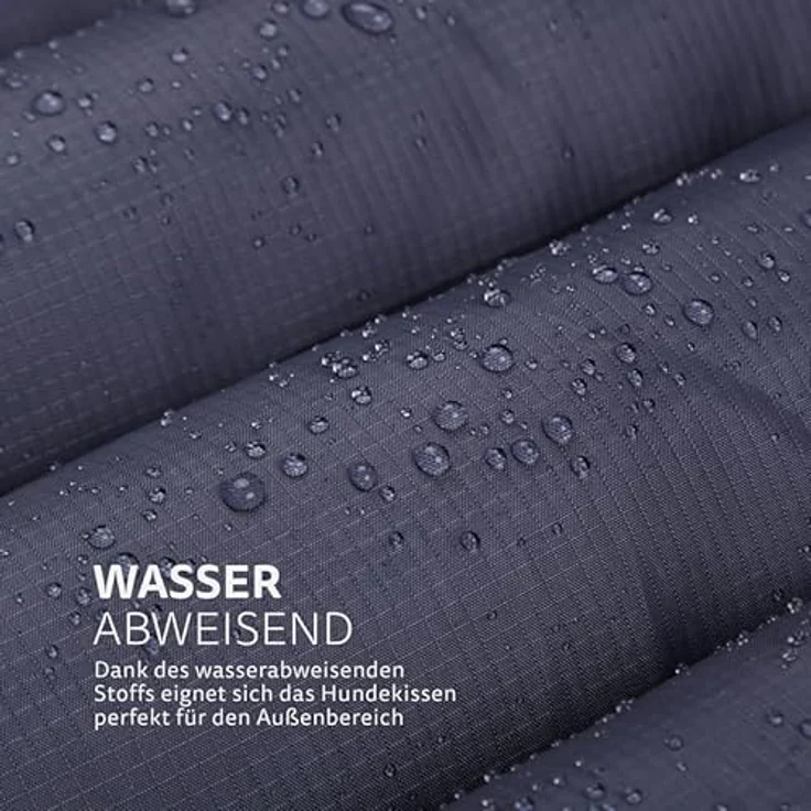 Bestlivings Hundematte 85x70cm (Limette) - Outdoor - wasserabweisend & atmungsaktiv - Hundebett gepolstert - waschbares Hundekissen für draußen – Bild 5