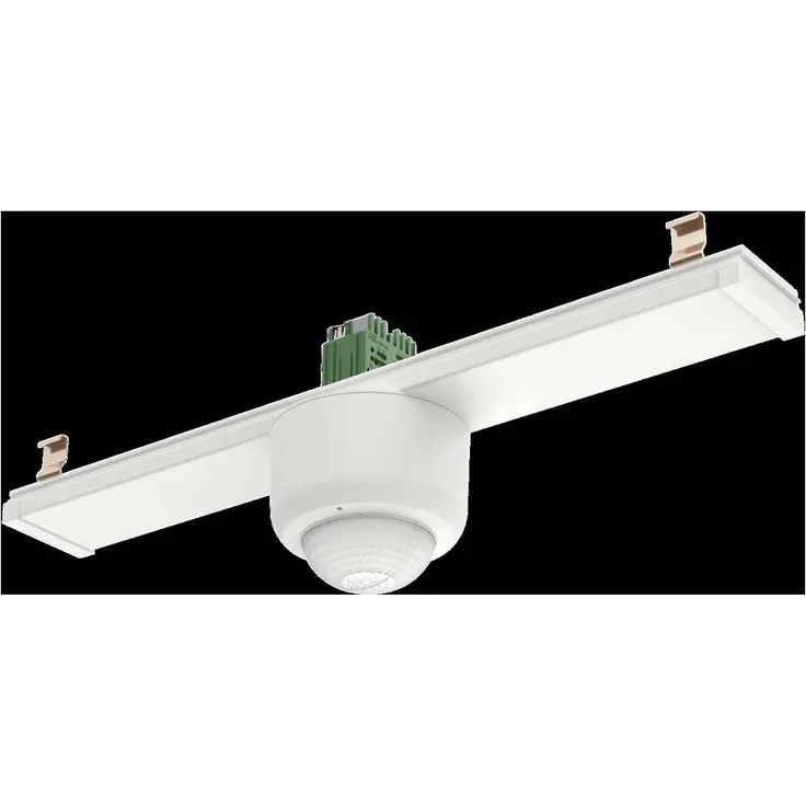 RIDI 2500027 Sensor-Moduleinsatz, Lichtsensor (DALI-2) mit Aluminiumprofil, verkehrsweiß, für LINIA EVO-Tragschienensystem