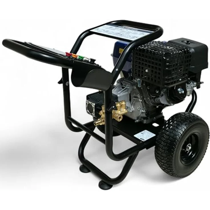 DeTec Hochdruckreiniger Ford Benzin 13PS, Flächenreiniger 420cm³, max. Druck 303 bar, max. Fördermenge 906 l/h, Annovi Reverberi RSV-4G40 Triplex Keramikpumpe – Bild 5