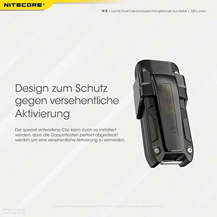 Nitecore Taschenlampe Tip SE 700, wiederaufladbar mit 700 Lumen – Bild 8