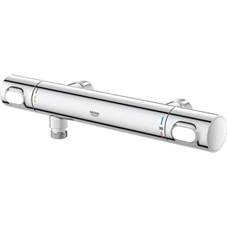 GROHE Precision Flow - Thermostat- Brausearmatur (wassersparend, langlebige Oberfläche, Wandmontage), chrom, 34799000 – Bild 4