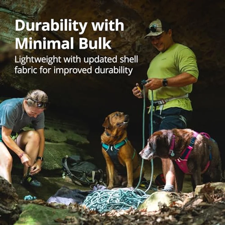 RUFFWEAR Flagline Hundegeschirr mit Griff, Verstellbares Gehgeschirr, 3 Leinenbefestigungspunkte, verstärktes Gurtband, Lichen Green (Small, 56–69 cm) – Bild 4
