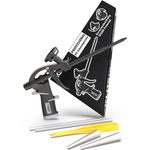 KLRStec Bauschaumpistole PU Schaumpistole Teflon beschichtet (PTFE) - Profi Montagepistole mit Einhandjustierung (1k & 2k 750ml) - inkl. Zubehör