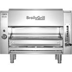 SARO Steak Grill Modell BROILY, Edelstahlrost High Speed Grill mit 850°C und höhenverstellbarer Grillfläche