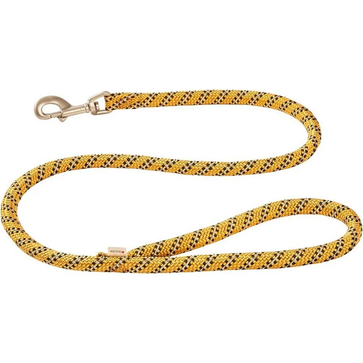 Wolters Cityleine Everest, reflektierende Hundeleine aus Nylon in curry gelb, 1 Meter lang, waschbar, hohe Sichtbarkeit bei Dämmerung und Dunkelheit – Bild 1