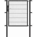 Alberts Einzeltor Flexo mit Zubehör | anthrazit | Breite 100 cm | Höhe 120 cm 
(647094)