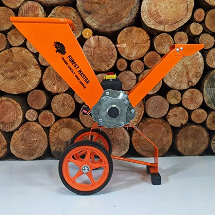 Forest Master Elektro Häcksler 2800 Watt 4 Ps Ast Laub Holz Garten-Häcksler Garten-Schredder E-Häcksler – Bild 3