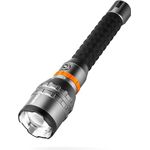 Nebo DaVinci 12000, wiederaufladbare Taschenlampe mit 12000 lm, einstellbare Lichtmodi und strukturierter Gummigriff, eloxiertes Aluminium