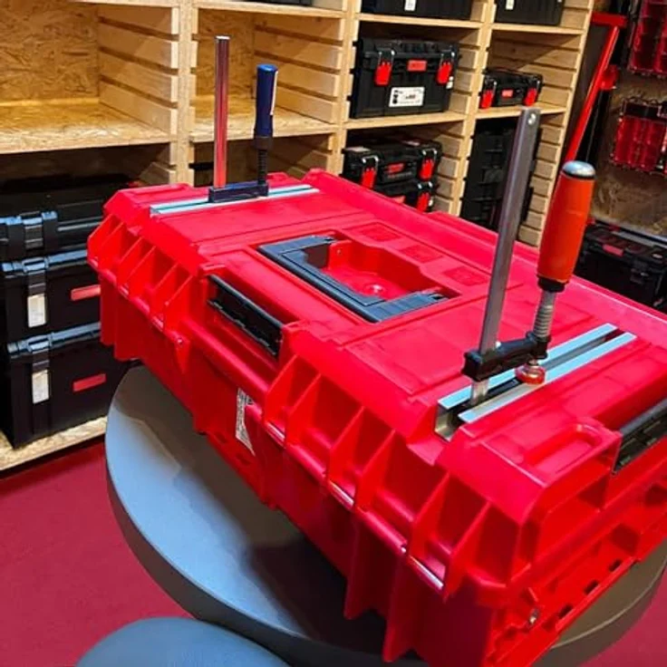 Tool Brothers Toolbrothers RHINO ONE 350 2.0, modularer Werkzeugkoffer RED ULTRA HD, 38L mit IP66 Schutz, inklusive 2 Ablagen und 2 Fächern – Bild 5
