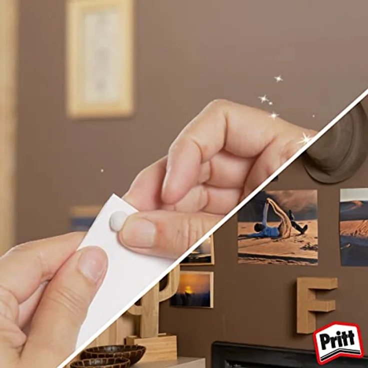 Pritt 1444967 multi tack Blister Universal Klebepads, Havanna – Bild 8