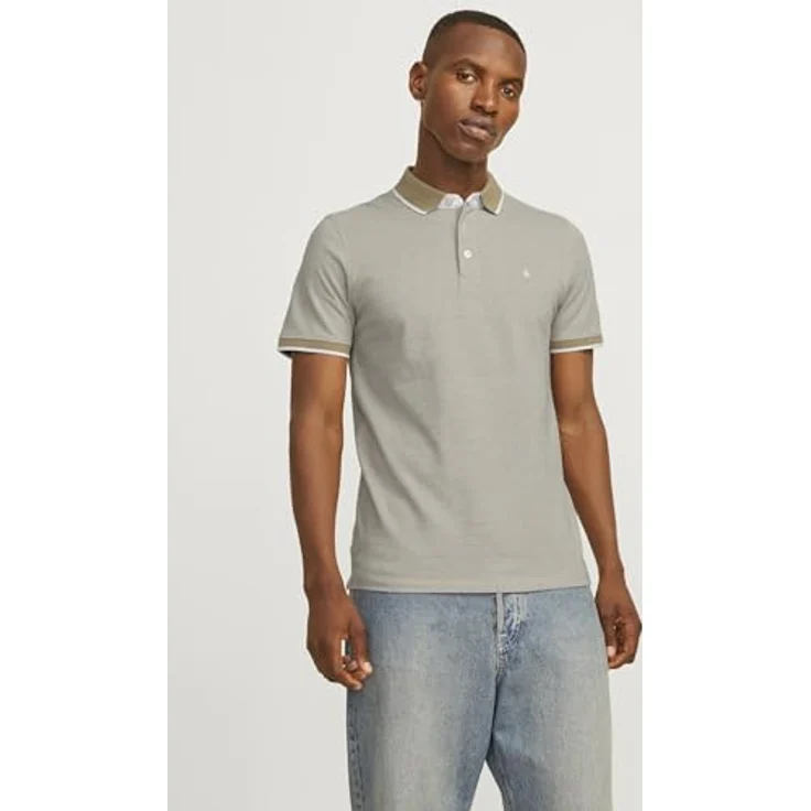 Jack & Jones Poloshirt JJEPAULOS aus 100% Baumwolle, Slim-Fit, 1/4-Arm, uni – Bild 9