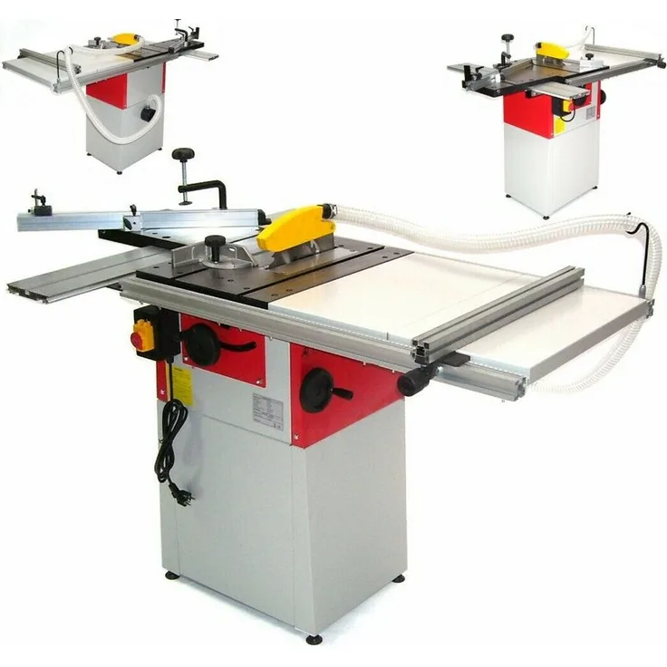 Apex Formatkreissäge TS200, vielseitige Tischkreissäge mit Graugusstisch, 1100W Motor, 60 mm Schnitthöhe, 55689 Formattisch - Preisvergleich