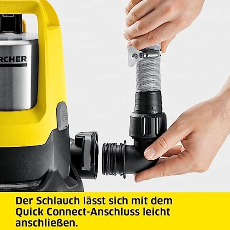 Kärcher Flachsaugende Tauchpumpe SP 17.000 Flat Level Sensor, leistungsstarke Klarwasser-Pumpe mit Edelstahlgehäuse – Bild 8
