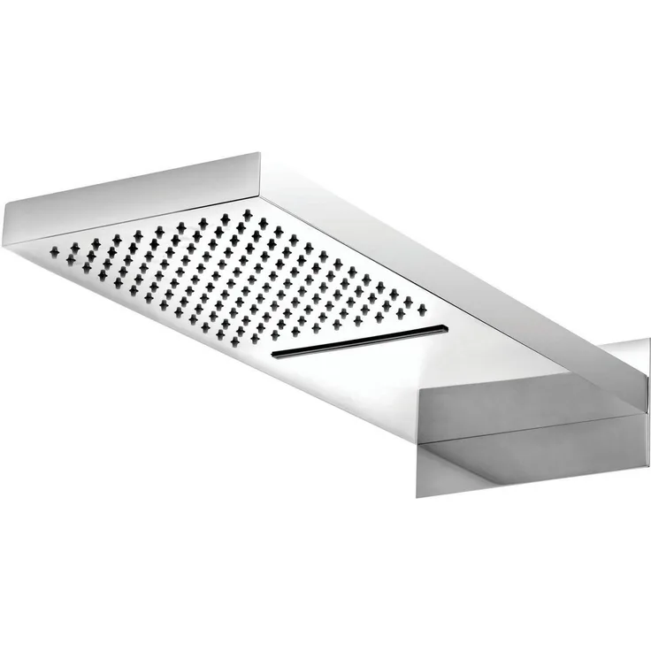 TRIZERATOP Kopfbrause, 2 Funktionen Regen-Hydromassage Chrom