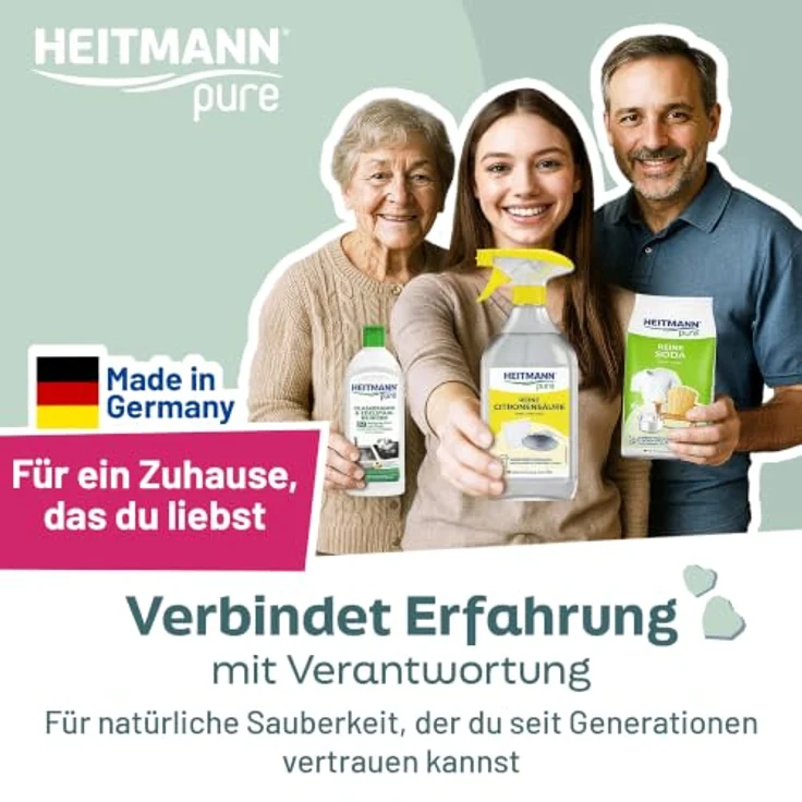 HEITMANN pure Reines Aktiv-Natron 450g, umweltfreundlicher Küchenreiniger zur Geruchsneutralisation und Fleckenentfernung – Bild 7