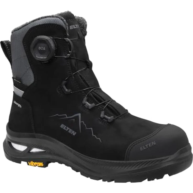Elten HAYS XXAG Pro BOA® GTX® black, Sicherheitsschnürstiefel mit GORE-TEX®, S3S HI, ESD und rutschhemmender Laufsohle – Bild 1