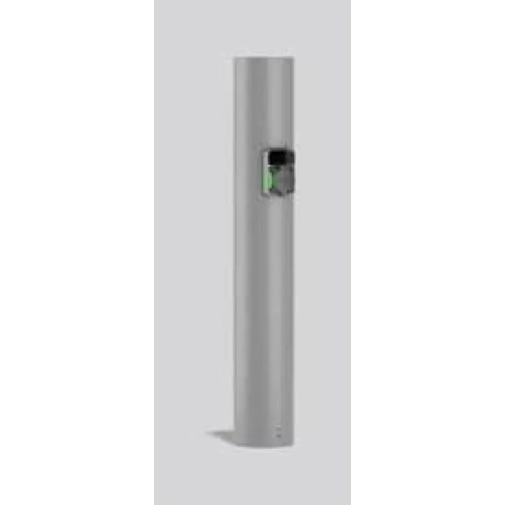 RZB Elektroauto Ladestation LED-Pollerleuchte (Typ 3), Aluminium-Seewasserbeständig, Edelstahl-Befestigungssockel