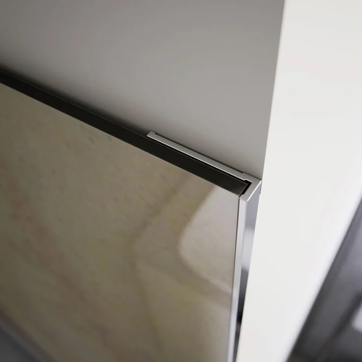 Breuer Abschlussprofil flächenbündig 1,7x0,7x255 cm, alu chromeffekt