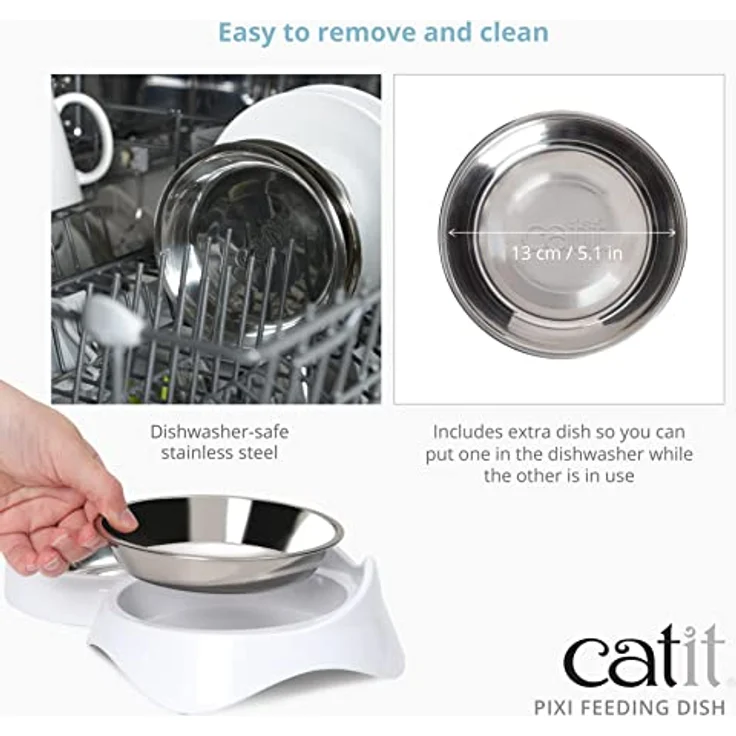 Catit PIXI Futternapf Einzel, weiß – Bild 4