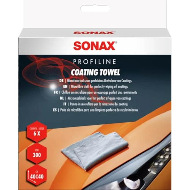 SONAX 04511000 Coating Towel 6 Stück – Bild 2